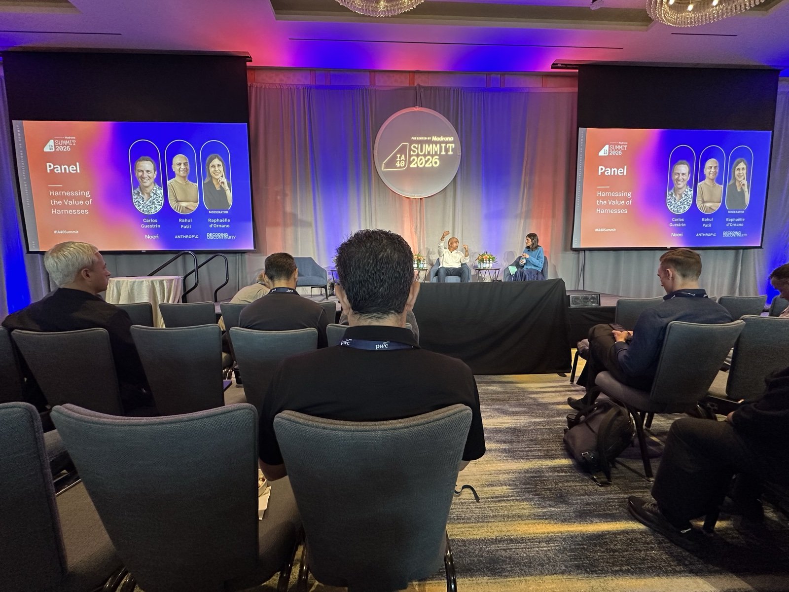 Panel on the main stage
