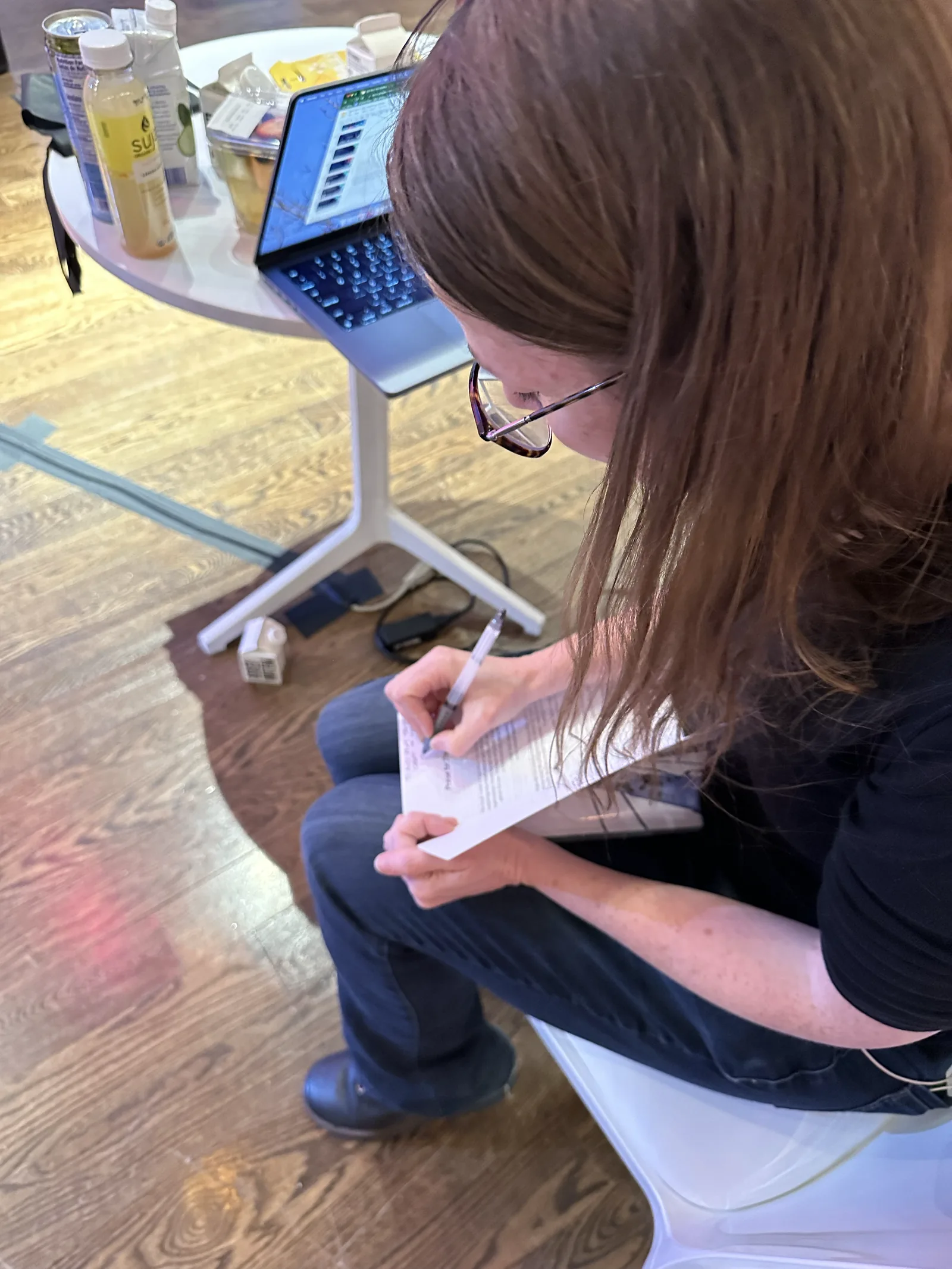 StaffPlus New York 2023, where Tanya Reilly signed a copy of The Staff Engineer's Path.