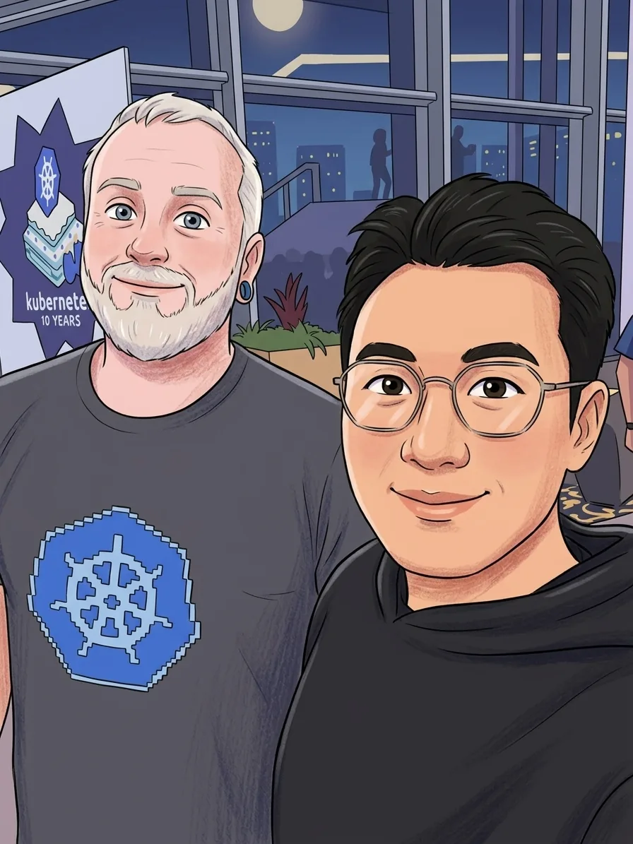 KuberTENes Birthday Bash, ten years of Kubernetes, at Google's Bay View office in Mountain View, 6 June 2024.