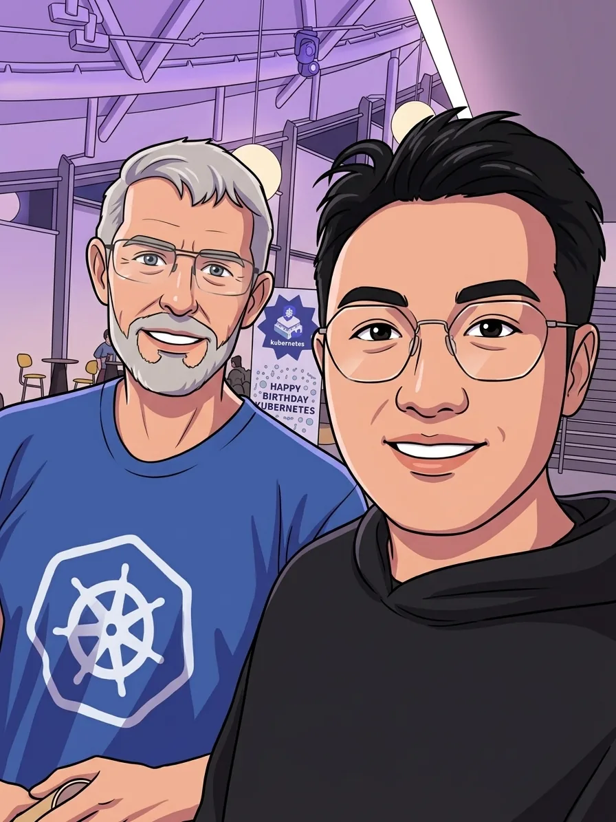 KuberTENes Birthday Bash, ten years of Kubernetes, at Google's Bay View office in Mountain View, 6 June 2024.