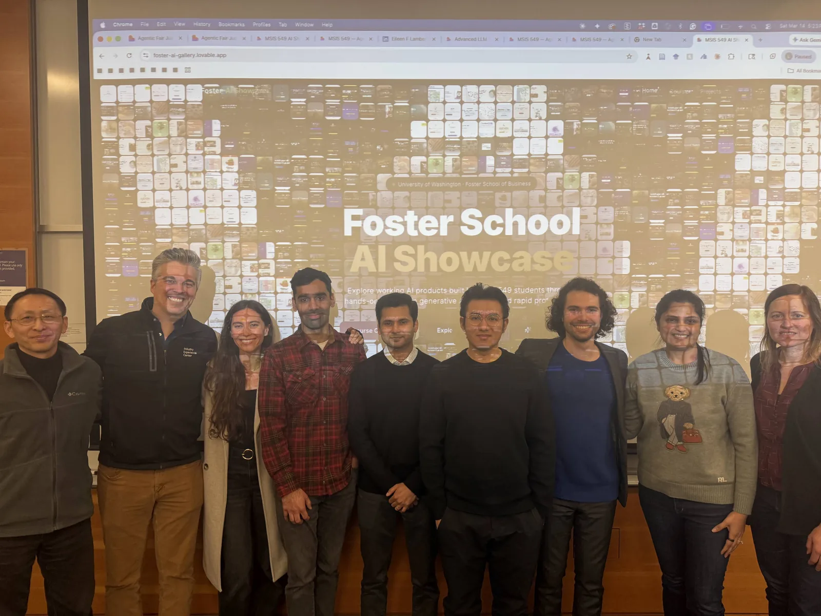 MSIS 549 at the University of Washington, 14 March 2026.
