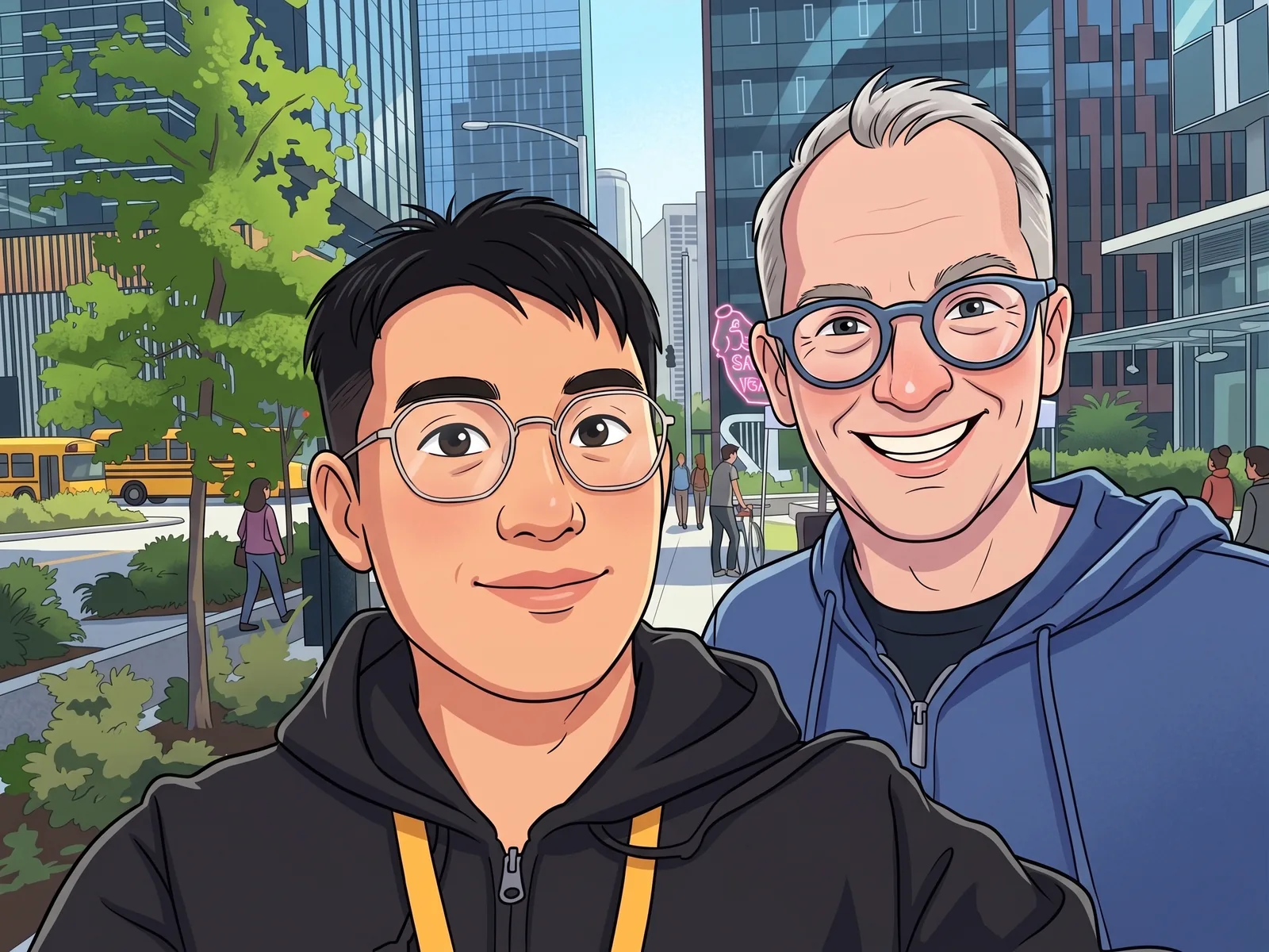 With David Yanacek at Amazon, 10 May 2023.